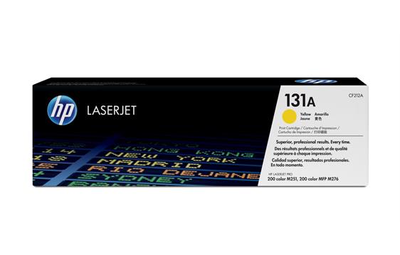 111948 HP CF212A Toner HP CLJ Pro 200 Color M251/276  gul 1.800 sider ved 5 % CF212A